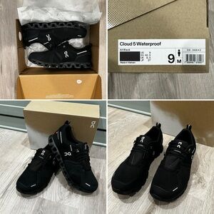 On Running Cloud 5 Size 9 Waterproof